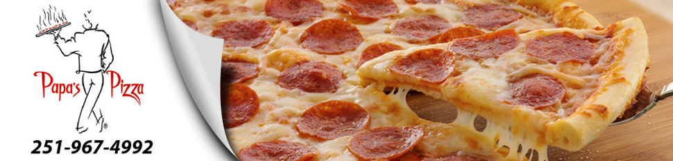 New York-Style Pizza - Gulf Shores, AL - Papa's Pizza